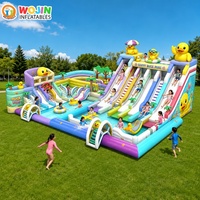 Parc aquatique commercial haut de gamme pour enfants, thème Canard Mignon, pour usage extérieur