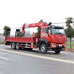 Camion grue Sinotruk Ho Wo 6x4 avec plateau de levage Changxing de 12 tonnes et échelle - Product Image 6