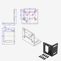 Moteur CC à engrenage à vis sans fin 12V 24V 10 tr/min, couple élevé avec encodeur, aimant permanent à balais 5840-31ZY, faible bruit pour la maison intelligente