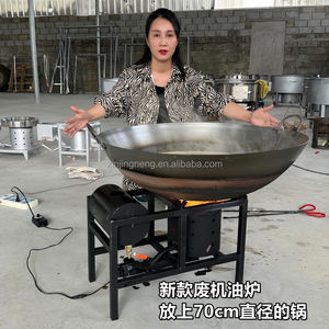 Tragbarer Edelstahl-Campingkocher mit Luftgebläse Altölbrenner für Outdoor-Kochen Heizen Auftauen - Product Image 3