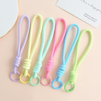 Dragonne détachable colorée en paracorde, ouvrable, avec anneau de fixation pour téléphone portable, clés, sac à dos, couteau et porte-clés