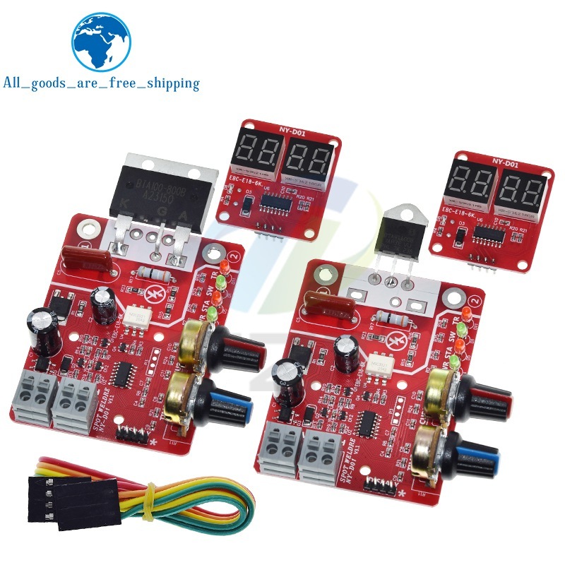 NY-D01 40A Adjustable Spot Welding Controller – Digital Display For DIY Welding Machines (Time & Current Control)