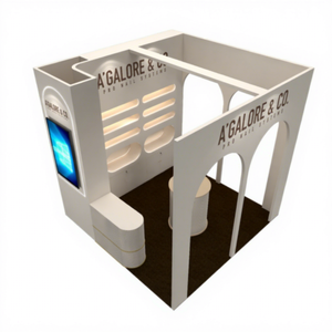 Stand Modular <span class=keywords><strong>de</strong></span> 30 Minutos <span class=keywords><strong>de</strong></span> Montaje, Reutilizable, 20x20, Stand <span class=keywords><strong>de</strong></span> Exhibición Personalizado, Stand <span class=keywords><strong>de</strong></span> Construcción para Ferias Comerciales, Stand para Eventos - Product Image 2