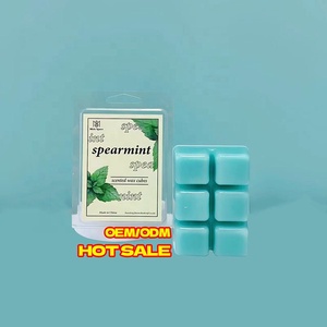 2025 Venta al por mayor de cera de soja personalizada de alta calidad al por mayor Cube Snicker Doodle Vela perfumada Cera se derrite - Product Image 1