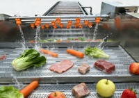 Fruit- en groentevlees-belreinigingsmachine Multifunctionele belreiniger (fruit, groenten, vlees)