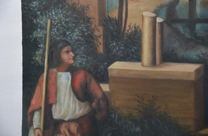 Pinturas acrílicas pintadas a mano a la moda, impresiones de arte de pared de cuerpos de mujer para decoración de sala de estar - Product Image 5