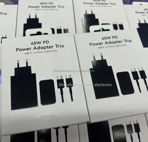 อะแดปเตอร์แปลงไฟ PD USB C 65W ของแท้, อะแดปเตอร์ชาร์จเร็วพิเศษอะแดปเตอร์แล็ปท็อปสำหรับเดินทางสำหรับ EP-T6530ซัมซุง - Product Image 1