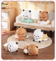 Nouveauté, figurines originales de dessins animés, 12 pièces/boîte, Bubu Dudu Couple Daily Life Series, PVC, échelle 1/12, mini figurines, boîte mystère, 12+