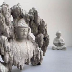 Statua <span class=keywords><strong>di</strong></span> Buddha <span class=keywords><strong>Re</strong></span> Scimmia JSD, Ornamento per Acquario, Decorazione per Vasca dei Pesci, per Paesaggistica e Arredamento Casa - Product Image 2