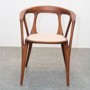 Elegante Silla de Comedor de Madera Estilo Italiano, Sillón con Respaldo Acolchado Suave, Múltiples Colores para Hogar, Restaurante, Hotel PISANO - Product Image 5