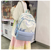 Tas Ransel Kasual Gaya Jepang Bahan Polyester Ringan, Luas, dan Bernapas - Tas Sekolah untuk Anak Perempuan SD/SMP