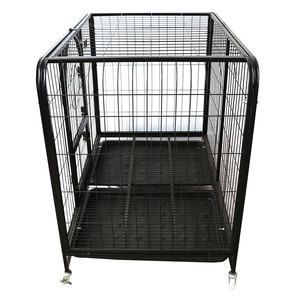 Pet Kandang Anjing Hitam Tabung Persegi Playpen Cocok untuk Anjing Harga Bagus - Product Image 2