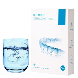 Mundpflege Aligner Kiefer ortho pä discher Halter Brause tablette für Zahnspangen Reiniger Tabletten Mundschutz reiniger - Product Image 4