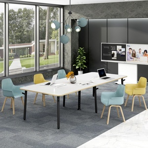 China Supplier Conference <b>Tables</b> and Chairs Modern OEM <b>Office</b> Meeting <b>Table</b> - Product Image 2