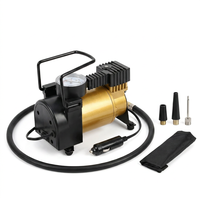 Compresor de Aire Portátil de Metal, Bomba para Inflar Neumáticos de Auto, Motocicleta, Scooter y Bicicleta, DC 12V 150PSI 100W CE ROHS