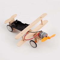 Planeurs électriques en bois à vapeur, jouets d'avion éducatifs, kits d'expérimentation scientifique, bricolage
