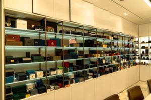 Thiết Kế Sang Trọng Gloss Lacquer Tùy Chỉnh MDF Gỗ <span class=keywords><strong>Man</strong></span> Xem Hộp Lưu Trữ - Product Image 6