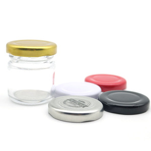 Commercio all'ingrosso <span class=keywords><strong>di</strong></span> 40ml Food Grade Vuoto Libero Rotondo Mini Marmellata Miele Vaso <span class=keywords><strong>di</strong></span> Vetro <span class=keywords><strong>Vasetti</strong></span> <span class=keywords><strong>di</strong></span> Vetro con Coperchio In Metallo - Product Image 6
