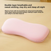 Maidishi WJ-1093 moderne Art Farbe Baby Memory Foam Kopfstütze 200TC Bett Kissen speziell für Neugeborene entwickelt