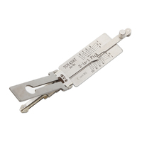 LISHI Lockpick Décodeur 2 en 1 Outil de serrurier en acier plastique Ouverture TytCamry Reiz Corolla Auto Locks compatible Lishi TOY43AT