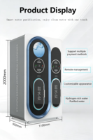 Distributeur d'eau purifiée en libre-service pour consommation directe 400GPD / 800GPD avec système de paiement par QR code et billets