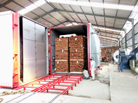 Équipement de séchage du bois, sécheur de placage de bois, chambre de séchage sous vide pour la production de contreplaqué, commande PLC, chauffage à l'huile de transfert de chaleur