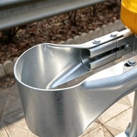 Barrière de sécurité rotative en EVA non réfléchissante à fort impact, galvanisée à chaud, dimensions personnalisables, pour le trafic