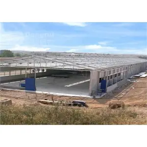 modern prefab buildings steel i beam structure laying hen house for sale
