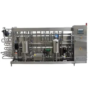 industrial tubular pasteurizing machine fruit sterilizer for milk ice cream
