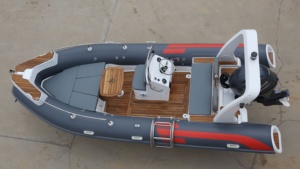 Bateau pneumatique semi-rigide Rib550 Sport PVC Hypalon <span class=keywords><strong>de</strong></span> conception européenne avec certificat CE - Product Image 3