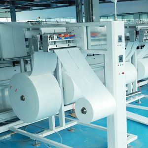 Máquina automática de toallitas húmedas, máquina para hacer toallitas húmedas con película compuesta de aluminio y papel - Product Image 6