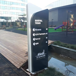 Letrero de pilón Led impermeable para exteriores, letrero de pilón de gasolinera iluminado - Product Image 2