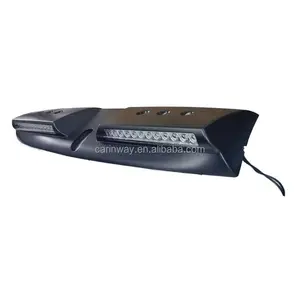 ABS 블랙 자동 외부 액세서리 전면 스포일러 led 지붕 조명 상단 램프 포드 레인저 2012-2021 T6 T7 T8