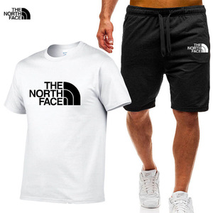 Conjunto de Dos Piezas de Camiseta de Entrenamiento de Secado Rápido con Logotipo Personalizado, Estilo Holgado y Ajustado para Correr y Hacer Ejercicio, Estilo Corto, 220 Gramos - Product Image 4