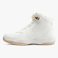 Baskets de basket-ball montantes personnalisées pour hommes Espadrilles souples à lacets Conception Velcro respirant Matériau supérieur en chanvre confortable
