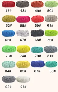 Crochet Yarn Logo Weight Customized Spaghetti Polyester T-shirt Crochet Yarn Bags Accessories Hand Knitting Yarn With More Than 100 Colors