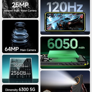 สมาร์ทโฟน Ulefone รุ่นทนทาน 5G 8+256GB หน้าจอ 6.56 นิ้ว กล้องมองกลางคืน 25MP กล้องหลัก 64MP แบตเตอรี่ 6050mAh ระบบปฏิบัติการ Android 14 โทรศัพท์มือถือ Ulefone Armor X31 Pro - Product Image 5