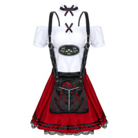 Robe Dirndl allemande pour dames Oktoberfest Dirndl Beer Festival Dress Oktoberfest Costume Cosplay Costume Party Plus Size Dress