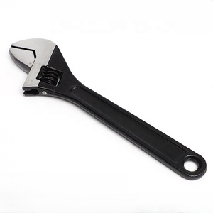 Clé à molette réglable phosphatée 6''-15'' pour la réparation automobile et domestique, outil de quincaillerie, clé à main ouverte réglable - Product Image 1