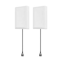 Antenne Panneau Directionnelle Large Bande Personnalisée en Usine 600-6000MHz 18dBi Extérieure LTE 4G 5G WiFi, Connecteur TS9 CRC9 N