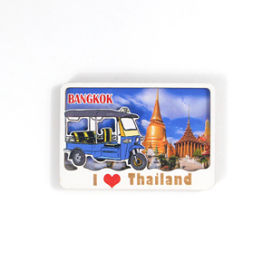 Imán de Refrigerador de Recuerdo de Viaje con Forma Personalizada en 3D, Imán de Resina y Madera de Tailandia, Jamaica, <span class=keywords><strong>Mallorca</strong></span>, Venta al por Mayor - Product Image 2