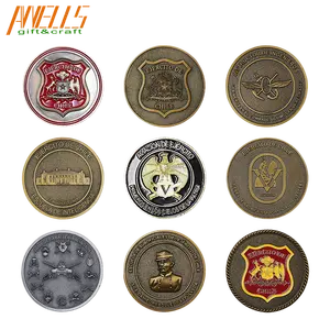 Moneda y ficha conmemorativa de Metal, mejora de Color Digital, celebración o servicio de código, moneda de reconocimiento para bares, salón, restaurante