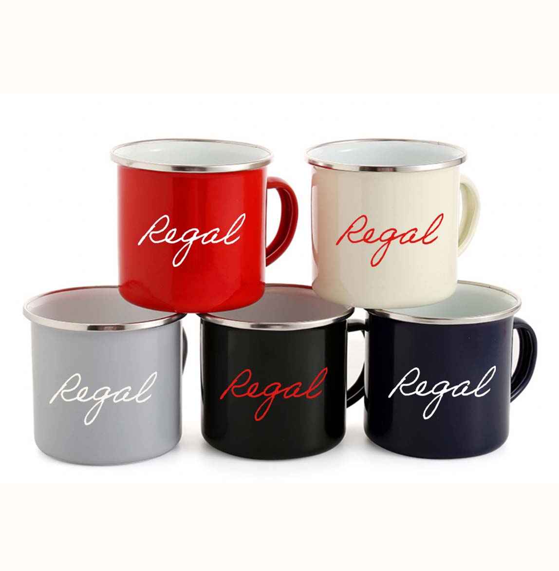 Mikenda Custom High Quality Enamel Metal Cup Hot Sale All Kinds Of Enamel Coffee Mug