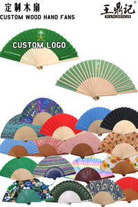 مروحة خشبية أسبانيا ، مروحة يدوية خشبية صينية مخصصة لفنان مكسيكي ، مروحة يدوية خشبية - Product Image 5