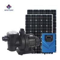 QNQ PUMP Pompe à eau de circulation de surface solaire 72 volts 1200W cc pour piscine