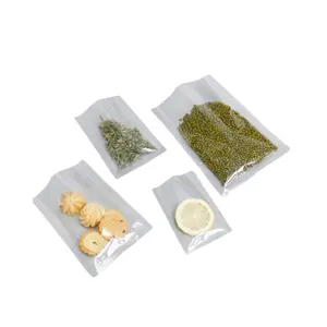 Recyclable Stock Packaging Eco Friendly Vacuum Sealer Meat Vegetable Corn Pack Embossed Vacuum Bag Pouches
