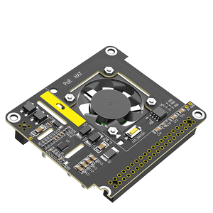 Raspberry Pi 5 POE Ethernet <strong>Power</strong> <strong>Supply</strong> <strong>Module</strong> with RGB Fan Light 802.3af/at Product Category ICs - Product Image 1