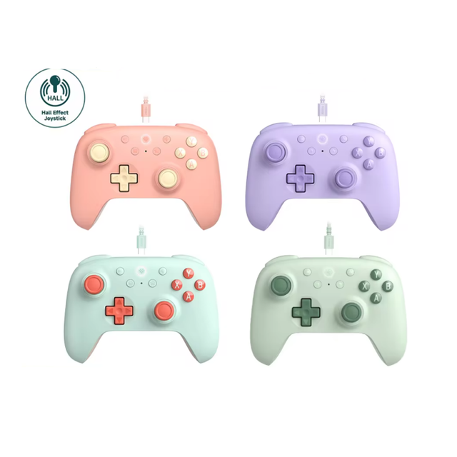 8Bitdo Ultimate 2C Hall Effect Joystick Hall Triggers Vibration Motor Turbo Function Wired Game Controller for Windows