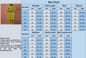 Setelan Pria Afrika Gaya Etnik <span class=keywords><strong>M</strong></span>-4XL Dua Potong Warna Solid Patchwork Kerah Bulat Atasan Lengan Panjang dan Celana - Product Image 2
