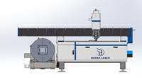 Máquina de Corte Láser de Fibra de Doble Uso 12000W CNC para Metal, Tuberías de Acero y Fabricación de Chapa Metálica Digital MAX